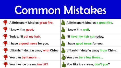26 Common Mistakes in English .